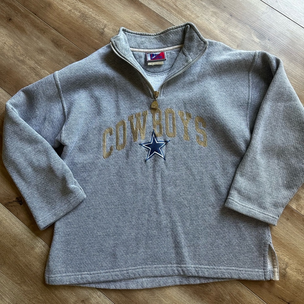 90’s Vintage NFL Dallas Cowboys Quarter Zip PRO PLAYER